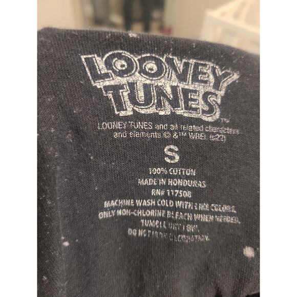 Vintage Looney Tunes Graphic T Shirt Small 100% Cotton Roadrunner Small - Picture 4 of 6